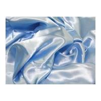 Liquid Satin Dress Fabric Pale Blue