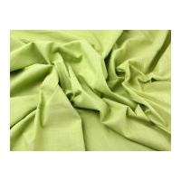 Linen Look Cotton Dress Fabric Green