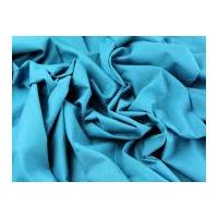 Linen Look Cotton Dress Fabric Teal