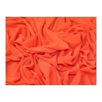 Lightweight Polyester Crepe Georgette Dress Fabric Orange