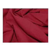 Linen Look Cotton Dress Fabric Wine