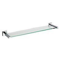 linear clear glass shelf l526mm d117mm