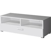 Linea TV Stand In White Gloss With 2 Compartments