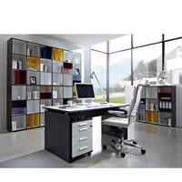 Linea Set C Office Furniture In Anthracite And White