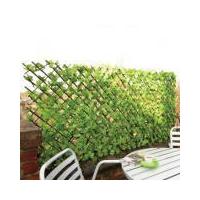 Light Green Faux-Ivy Expanding Trellis