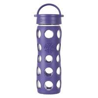 Lifefactory Royal Purple Glass Bottle with Classic Cap (475ml)