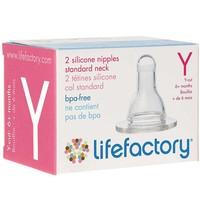 Lifefactory Teats Y-Cut (2 pack)