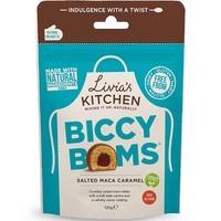 Livia\'s Kitchen Salted Maca Caramel Biccy Boms (120g)