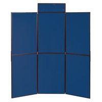 LIGHTWEIGHT FOLDING DISPLAY INC BAG - BLACK/ BLUE WXDXH: 25 X 1800 X 1800