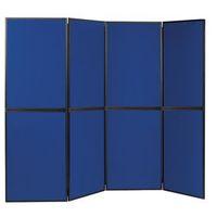 LIGHTWEIGHT FOLDING DISPLAY INC BAG - BLACK/ BLUE WXDXH: 25 X 2400 X 1800