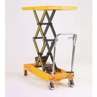 lifting table 700kg capacity yellow tableblack scissors