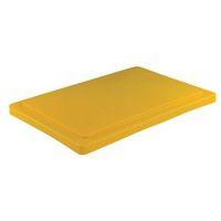 LID -POLY TO SUIT SCT1 TRUCK + SSB BIN, COLOUR YELLOW 5KG