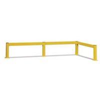 LIFT OUT BARRIER STANDARD POST 80 X 80 500 YELLOW