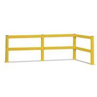 LIFT OUT BARRIER END POST 80 X 80 MM 900 YELLOW