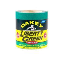 liberty green sanding roll 115mm x 5m coarse 40g