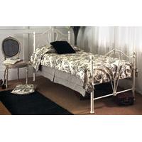 Limelight Nimbus Ivory Metal Bed Frame, King Size