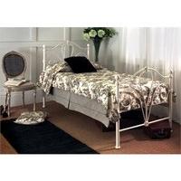 limelight nimbus 4 6 double ivory slatted bedstead metal bed