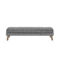 Line Fabric Footstool