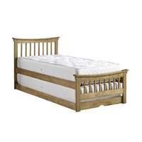 Lia Guest Bed with Trundle - Honey - Single