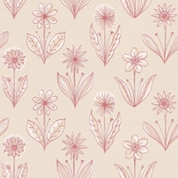 Little Greene Wallpapers Florette Pastille, 0271FLPASTI