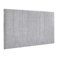Lightmoor Loumaire Corded Headboard Silver Double