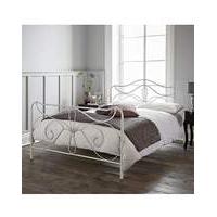 lily double bed with quilted mattress