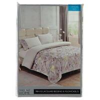 Linens and Lace Printed Jacquard Duvet Cover Set