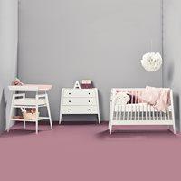 linea nursery babys 3 piece furniture set in white