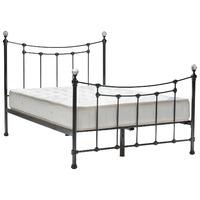 Limelight Metis Metallic Black Bed Frame King