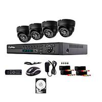 Liview 700TVL Outdoor Day/Night Security Camera and 4CH HDMI 960H DVR System 1TB Hard Drive