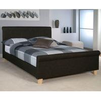 Limelight Eclipse 4FT Small Double Upholstered Bedstead - Charcoal