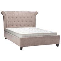 limelight epsilon mink velvet upholstered bedstead double