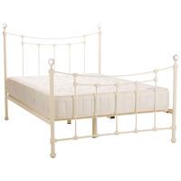 limelight metis ivory gloss bed frame double