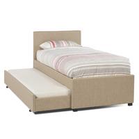 lily fabric bed frame wholemeal 3ft