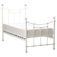 Limelight Metis Ivory Gloss Bed Frame - Single