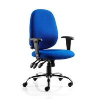 Lisbon Blue Office Chair