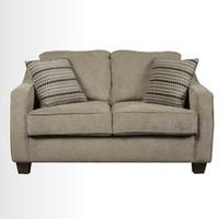 Lismore 2 Seater Sofa In Mink Fabric With Dark Feet