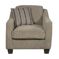 Lismore Sofa Chair In Mink Fabric With Dark Feet