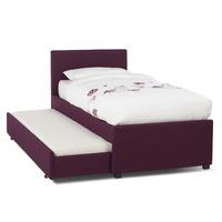 Lily Fabric Bed Frame - Plum - 3FT