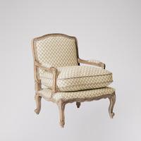 lille armchair in flecked barley