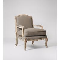 Lille armchair in putty grey