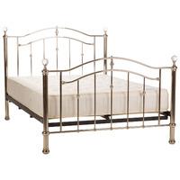 Limelight Callisto Chrome and Crystal Bedstead - Kingsize