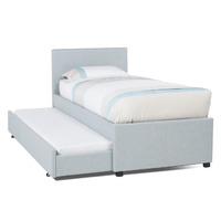 lily fabric bed frame ice 3ft