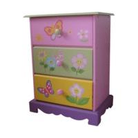 Liberty House Toys 3-Drawer Butterfly Storage Unit