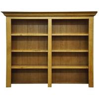 lima oak bookcase top wide