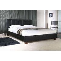 Limelight Pulsar Black Faux Leather Bed