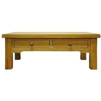 Lima Oak Coffee Table - 4 Drawer Large