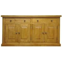 lima oak 4 door sideboard small