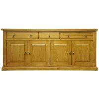 Lima Oak 4 Door Sideboard - Large