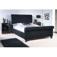 Limelight Orbit Black Fabric Bed